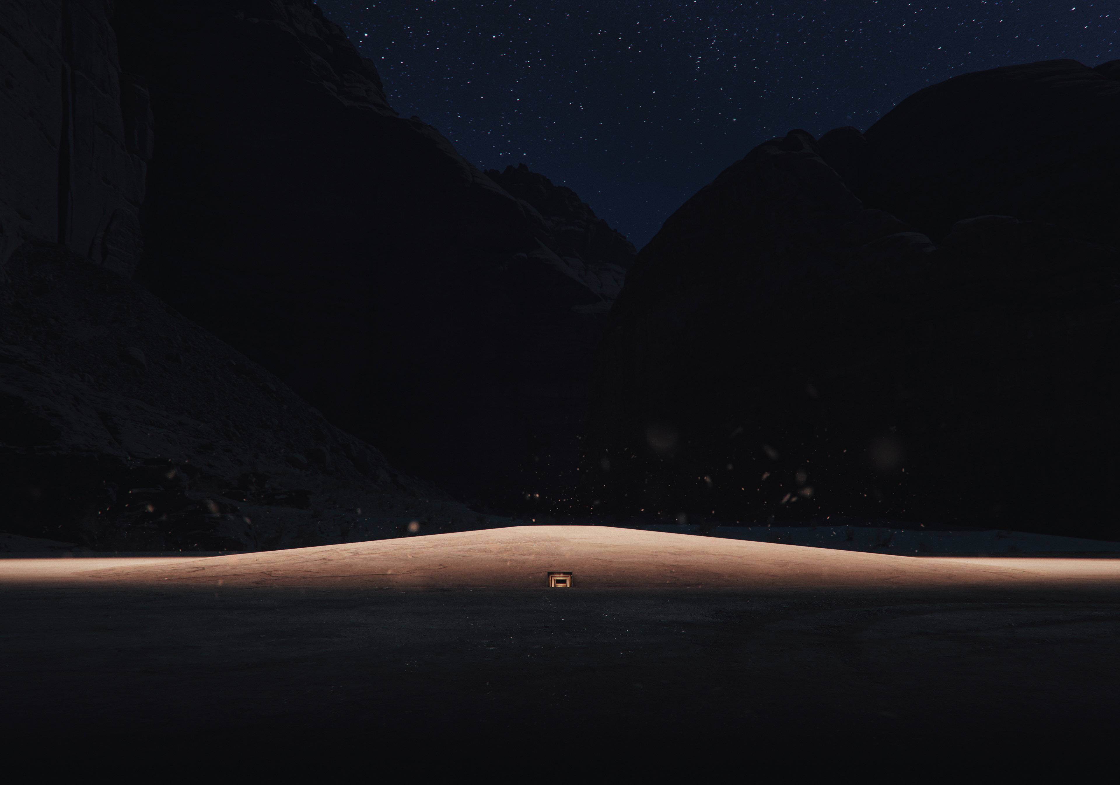 Al-Ula experience — exterior architectural visualization
