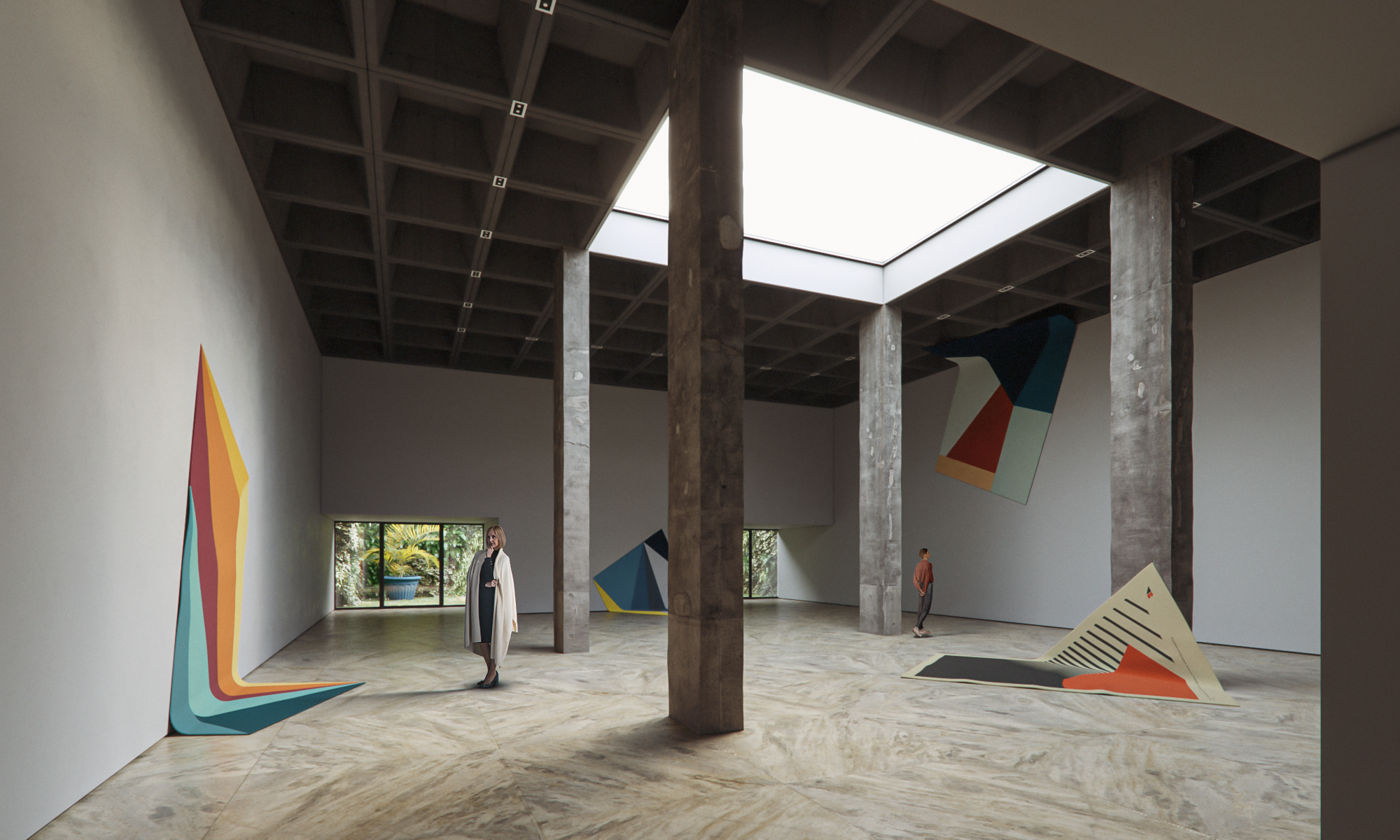 Carpet museum - non commission — interior architectural visualization