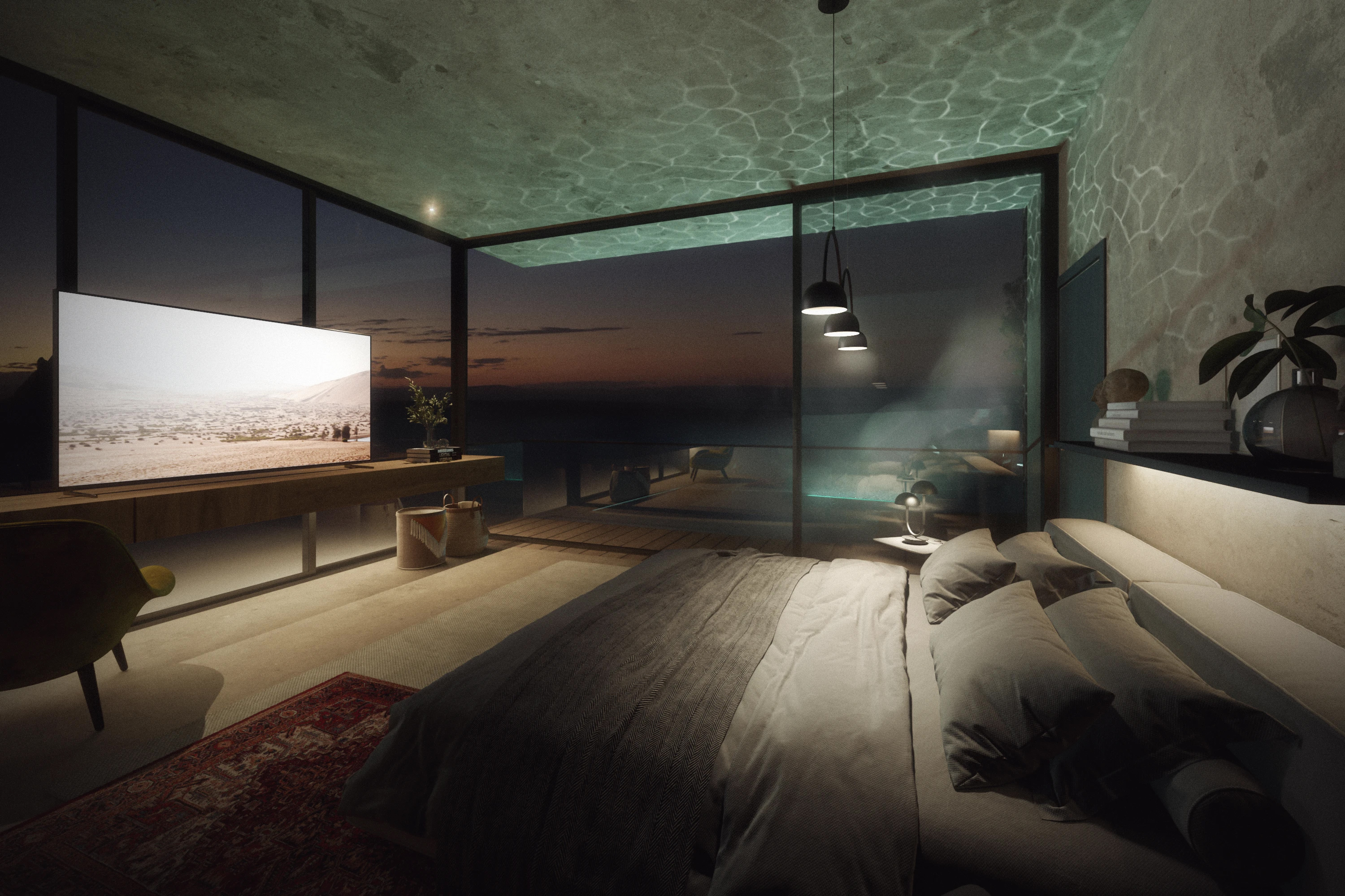 Desert Abode — cinematic architectural visualization