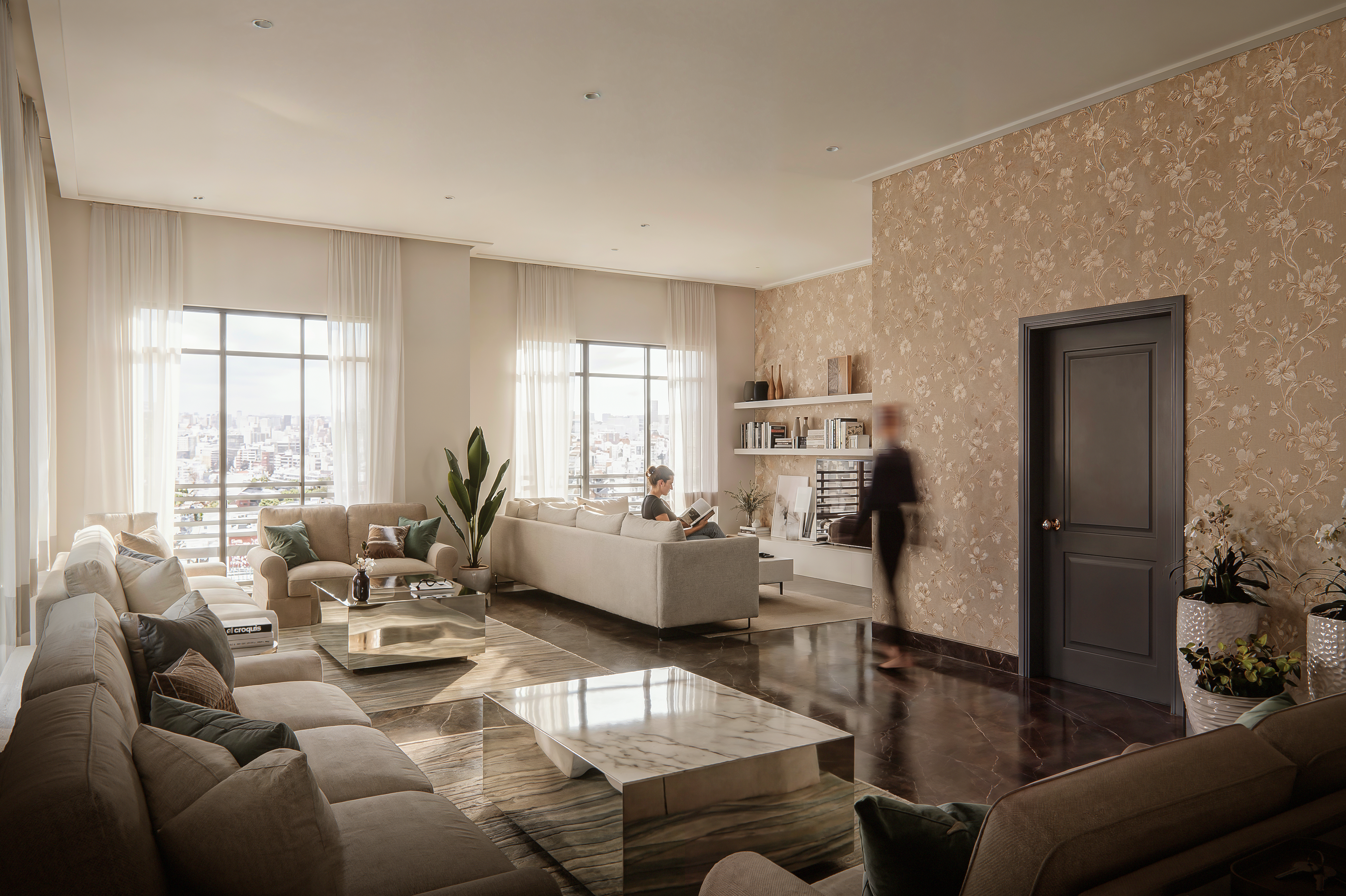 Penthouse SOLO — interior architectural visualization