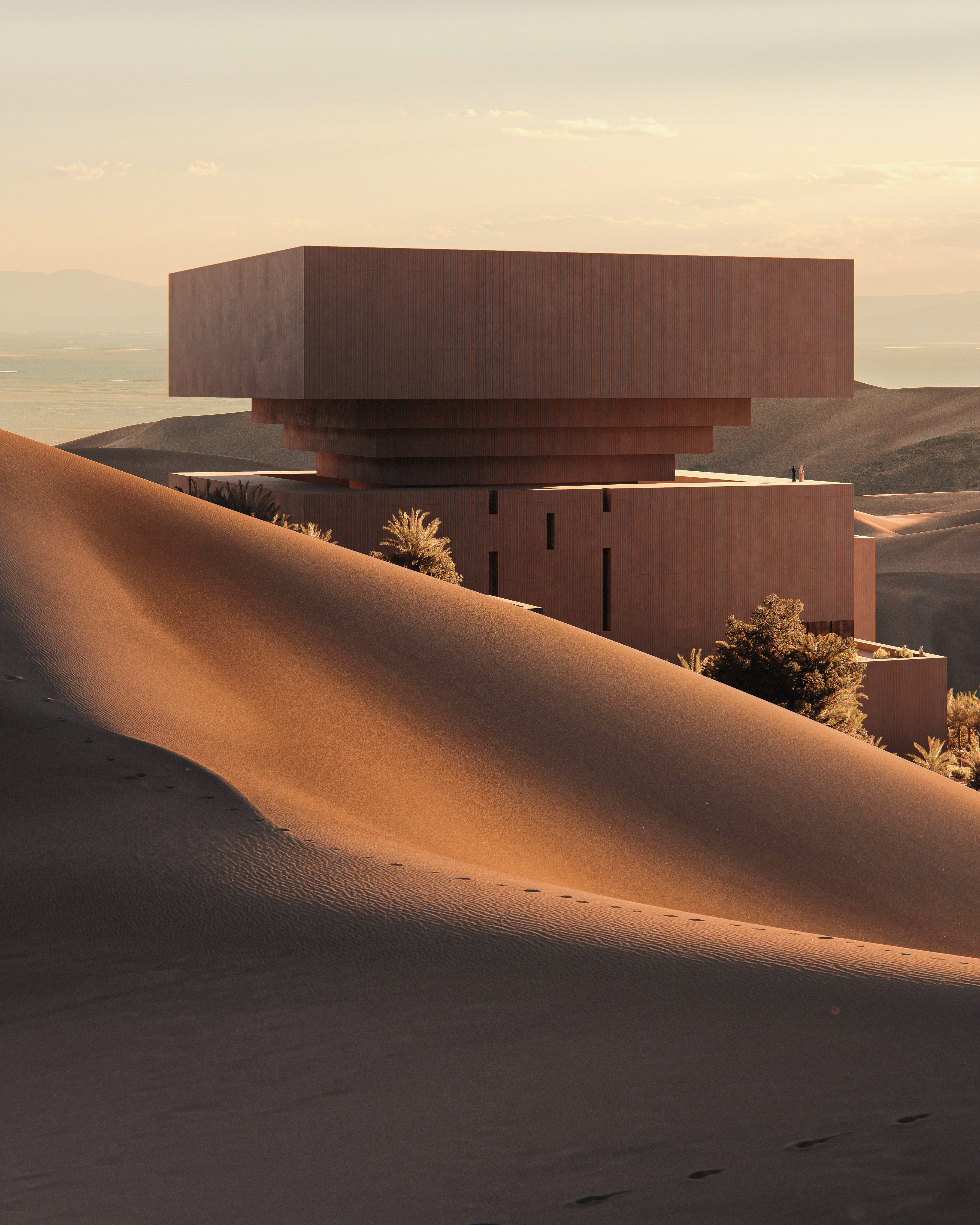 Son of the desert — exterior architectural visualization