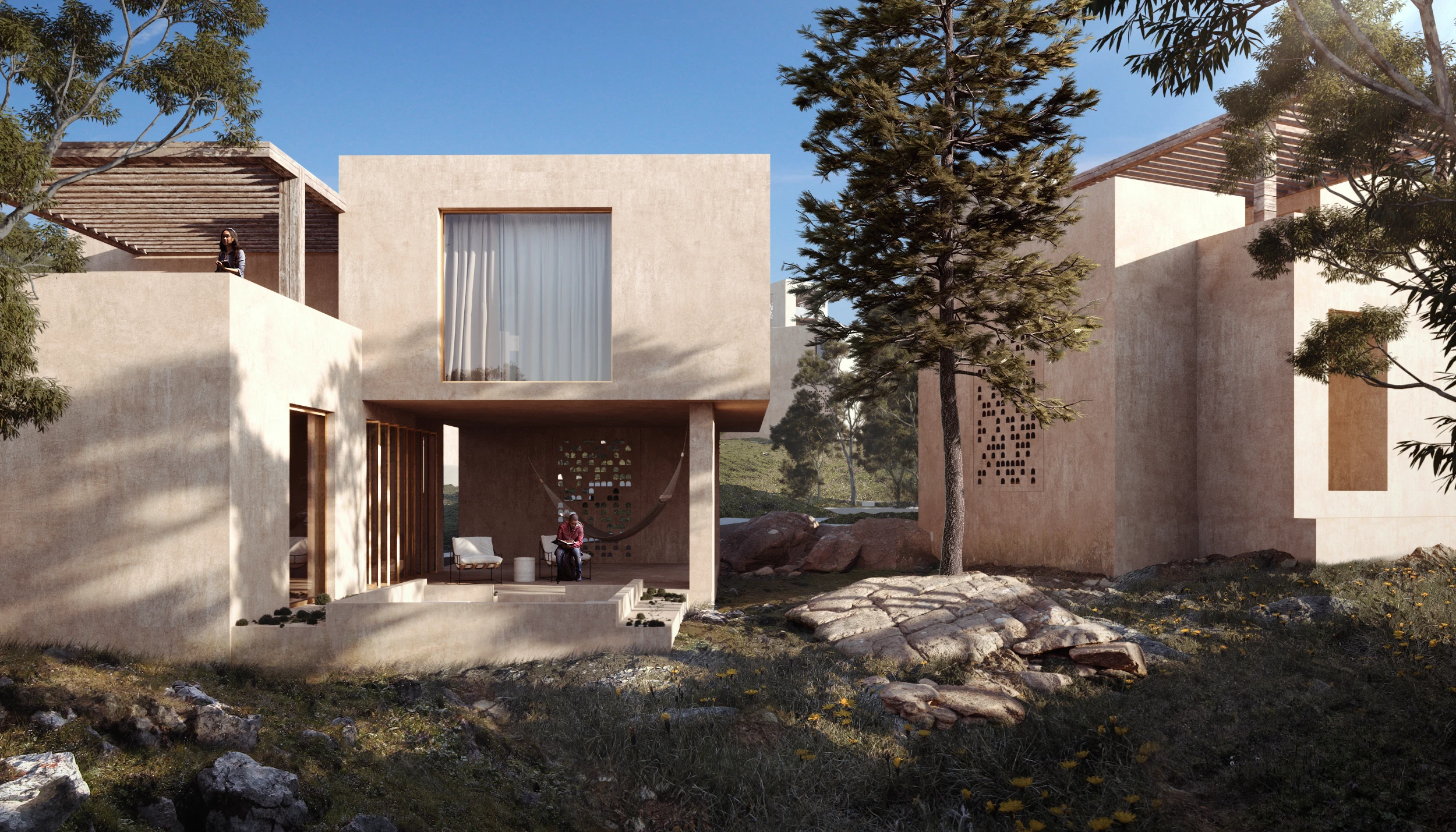 Taif Escape — exterior architectural visualization